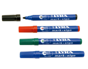 MARCADOR PERMANENTE VERDE LYRA